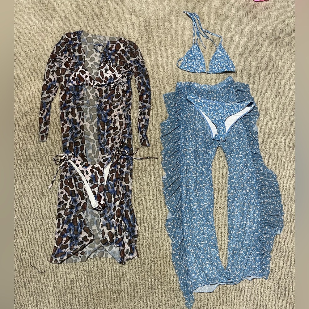 Womens 3 piece swim
